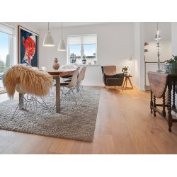 Massivt Plankegulv 22 mm - Ubehandlet Eg Select - Bredde 260 mm