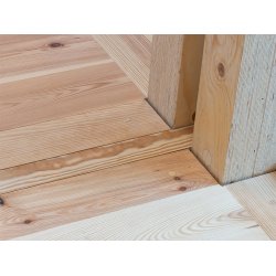 Massivt Plankegulv 30 mm - Ubehandlet Pommersk Fyr - Bredde 130 mm