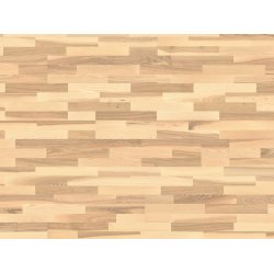 Parketgulv 3-stav - B�rstet Ask Beach med hvid matlak - Bredde 180 mm