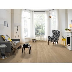 Parketgulv 3-stav - Brstet Eg Beach med grtonet naturaDur matlak - Bredde 180 mm