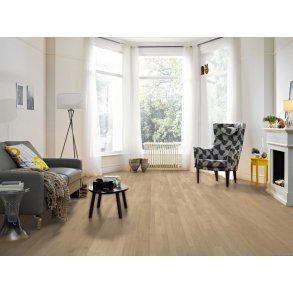 Parketgulv 3-stav - Brstet Eg Beach med grtonet naturaDur matlak - Bredde 180 mm