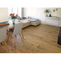 Plankegulv - B-Hard Eg Crack med klar olie - Bredde 223 mm