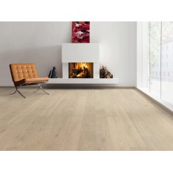 Plankegulv - Brstet Eg Beach med grtonet matlak - Bredde 180 mm