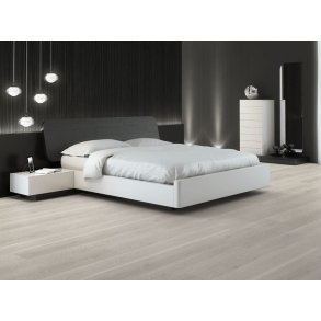 Plankegulv - Brstet Eg Cardamomo med grhvid matlak - Bredde 180 mm