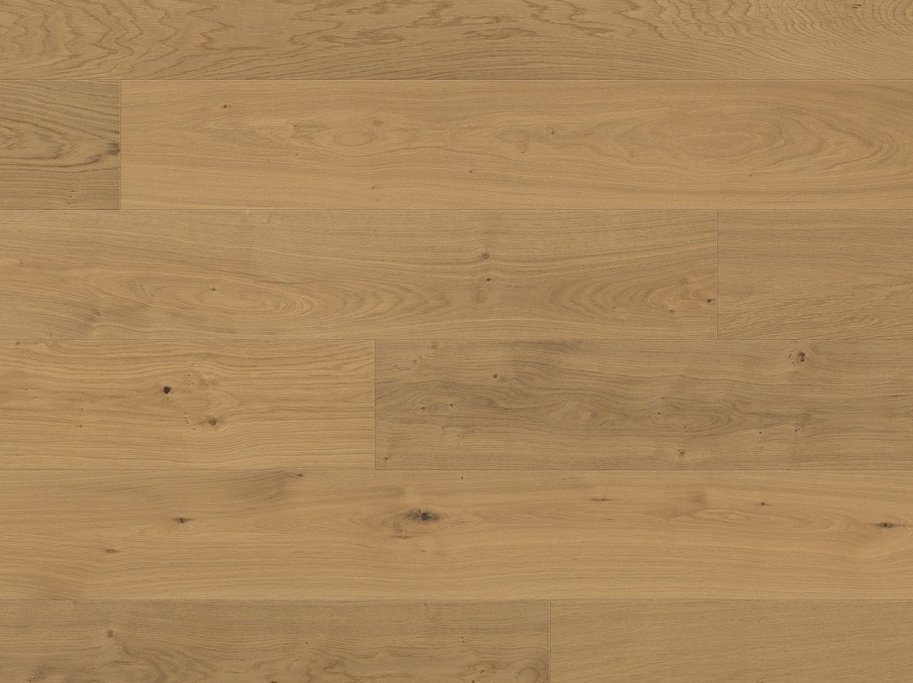 HARO Plankegulv - Brstet Eg Markant med hvid olie - Bredde 240 mm