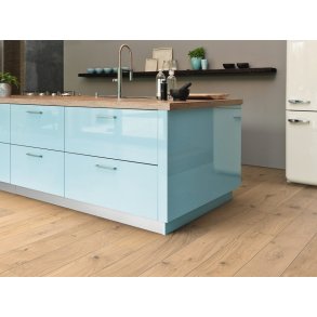 Plankegulv - Brstet Eg Sun med hvid olie - Bredde 180 mm