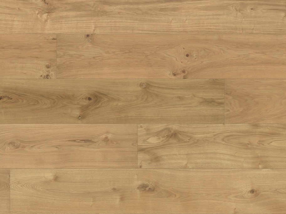 Plankegulv - B-Hard Eg Charakter med klar olie - Bredde 206 mm