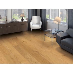 HARO Plankegulv - Brstet Eg med klar naturaDur matlak - Bredde 180 mm