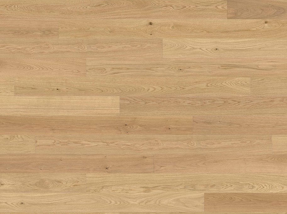 Plankegulv - Brstet Eg Moon med hvid naturaDur matlak - Bredde 180 mm