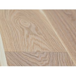 Plankegulv - Brstet Eg Nordic med hvid olie - Bredde 192 mm 