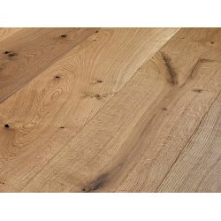 Plankegulv - Herreg�rdsplank i b�rstet Eg med klar olie - Bredde 260 mm