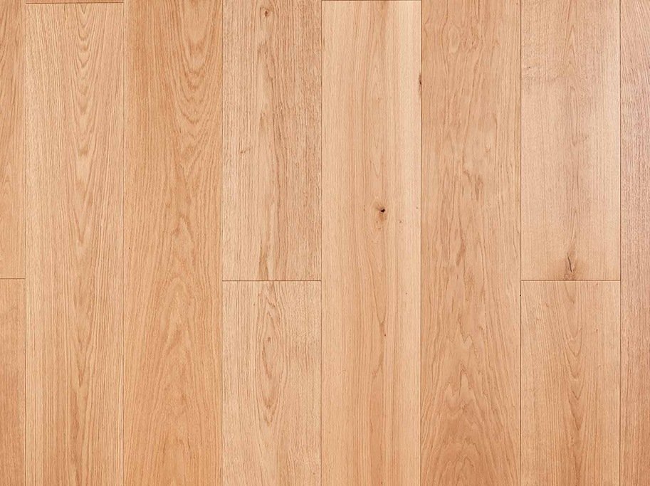 Plankegulv - Herregrdsplank i brstet Eg Natur med klar matlak - Bredde 260 mm