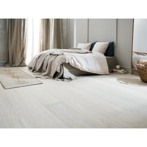 Plankegulv - Innoplank Eg Prime med creme ultramat power lak - Bredde 265 mm