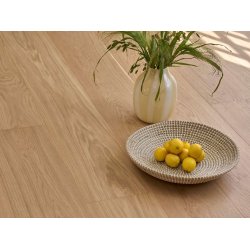 Plankegulv - Innoplank Eg Prime med hvid ultramat power lak - Bredde 265 mm