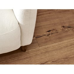 Palazzo Plankegulv - Brstet Eg Rustik med klar matlak - Bredde 300 mm