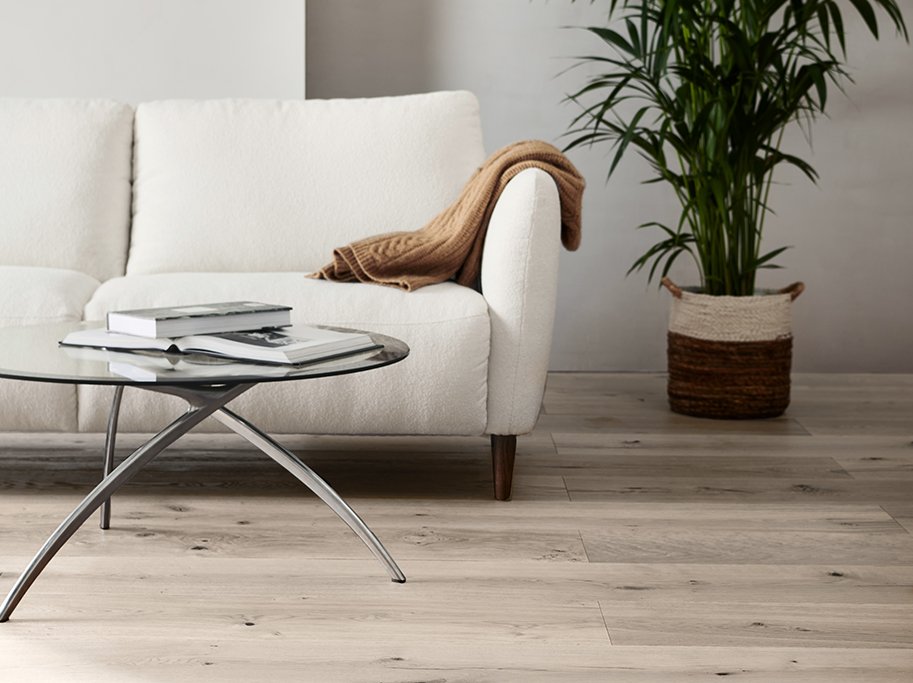 Palazzo Plankegulv - Brstet Eg Rustik med invisible matlak - Bredde 300 mm