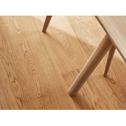 Slotsplank - Brstet Eg Prime med klar matlak - Bredde 190 mm