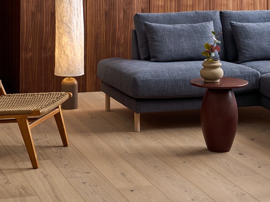 Plankegulv - Innoplank Eg Accent hvid med ultramat power lak 