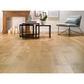 Plankegulv - B�rstet Natural Oak Original med klar matlak - Bredde 90 mm