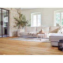 Wideplank - Brstet Eg Country med klar matlak - Bredde 220 mm