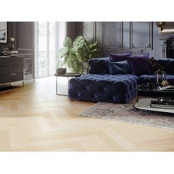 Fiskben med klicksystem - Ask Select med vit mattlack - Bredd 130 mm