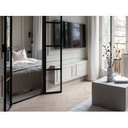 Bjelin Sildeben med kliksystem - Eg Boden med ekstra hvid matlak - Bredde 69 mm