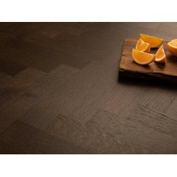 Bjelin Stavparket med kliksystem - Eg Falun med mrkebrun matlak - Bredde 69 mm