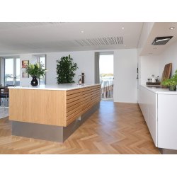 Bjelin Sildeben med kliksystem - Eik Stockholm med klar matlak - Bredde 69 mm