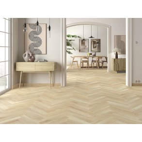 Sildeben med kliksystem - Dawn Oak Authentic med matlak - Bredde 90 mm