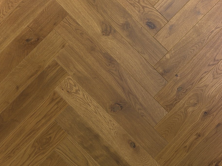 Sildeben med kliksystem - Safari Oak Authentic med matlak - Bredde 90 mm