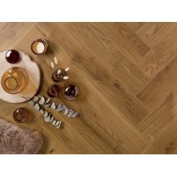 Sildeben med kliksystem - Safari Oak Authentic med matlak - Bredde 90 mm
