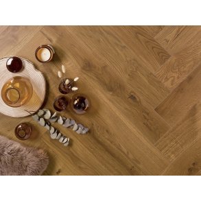Sildeben med kliksystem - Safari Oak Authentic med matlak - Bredde 90 mm