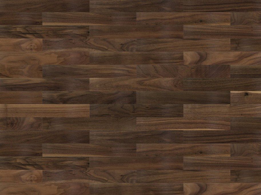 Stavparket - Amerikansk Valnd Design med klar matlak - Bredde 70 mm