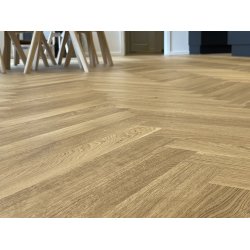 Stavparket - Eg Natura med klar matlak - Bredde 70 mm