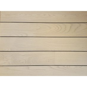 Skibsplank - Eg Prima med hvid matlak - Bredde 190 mm