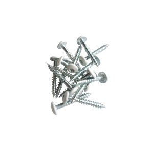 TX20 skruv fr akustikpaneler - Vit - 4 x 30 mm - 15 st.