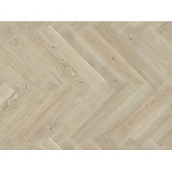 Stavparket med kliksystem - Eg Select med hvid matlak - Bredde 130 mm