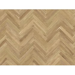 Stavparket - Brstet Eg Design med klar matlak - Bredde 70 mm