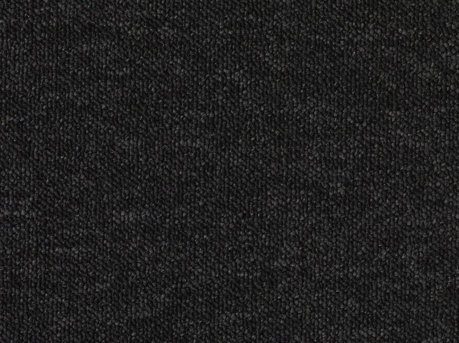 Gulvtppe i 100% polypropylen - Turbo Sort