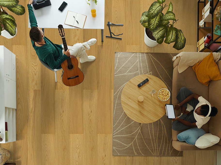 Straw Floor - Tr�gulv med halmkerne - Honey Bale