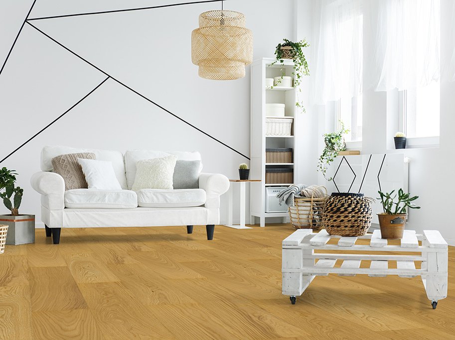 Straw Floor - Tr�gulv med halmkerne - Honey Bale
