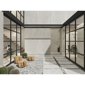 Udendrs klinke 20 mm - Castrovillari Silver