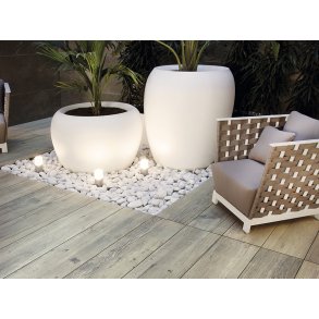 Udendrs klinke 20 mm - Marsala Gray