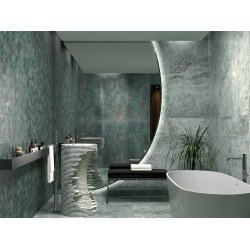 Vg- og gulvklinke - Metal Seagreen