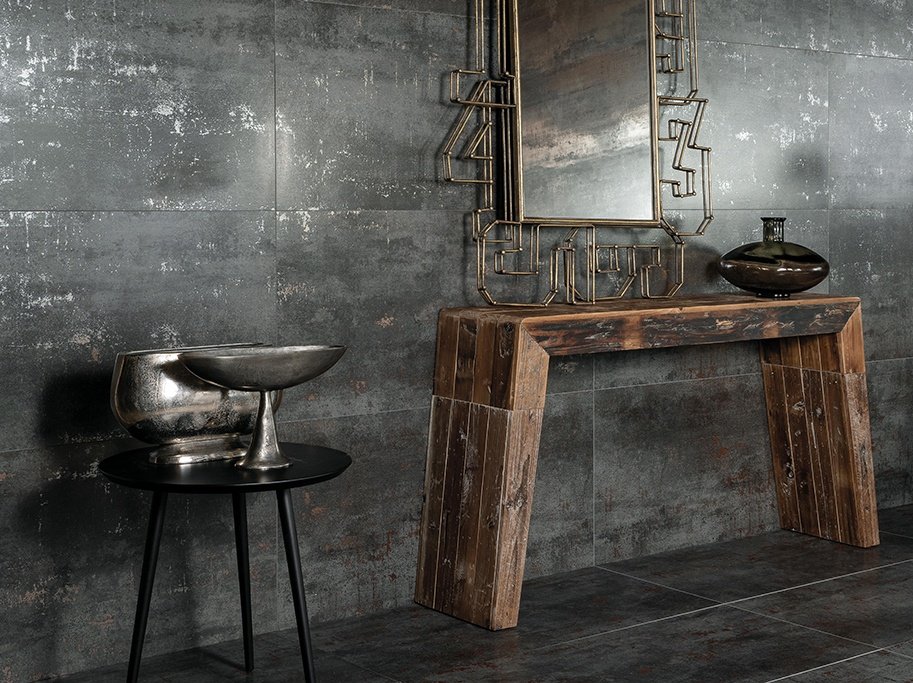 Vg- og gulvklinke - Metal Titanium