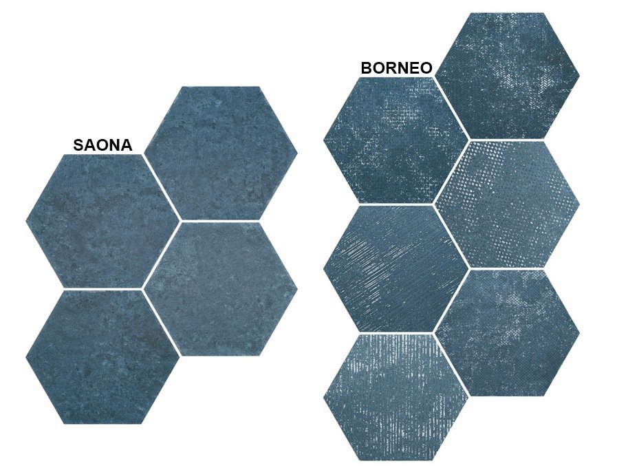 Vgg- och golvklinkers - Six Azul