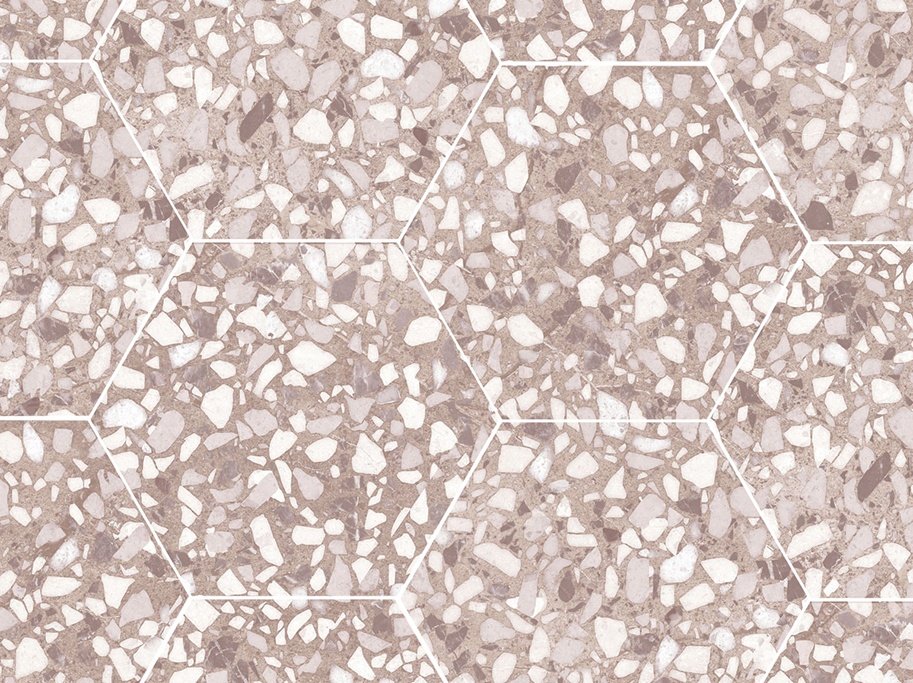 Vgg- och golvklinkers - Six Terazzo Rose