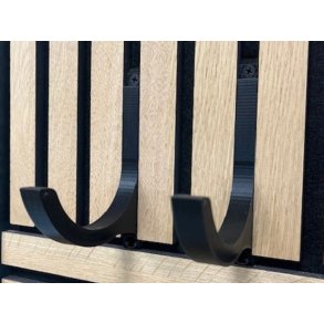 Vin krog - Svart - 2 st.