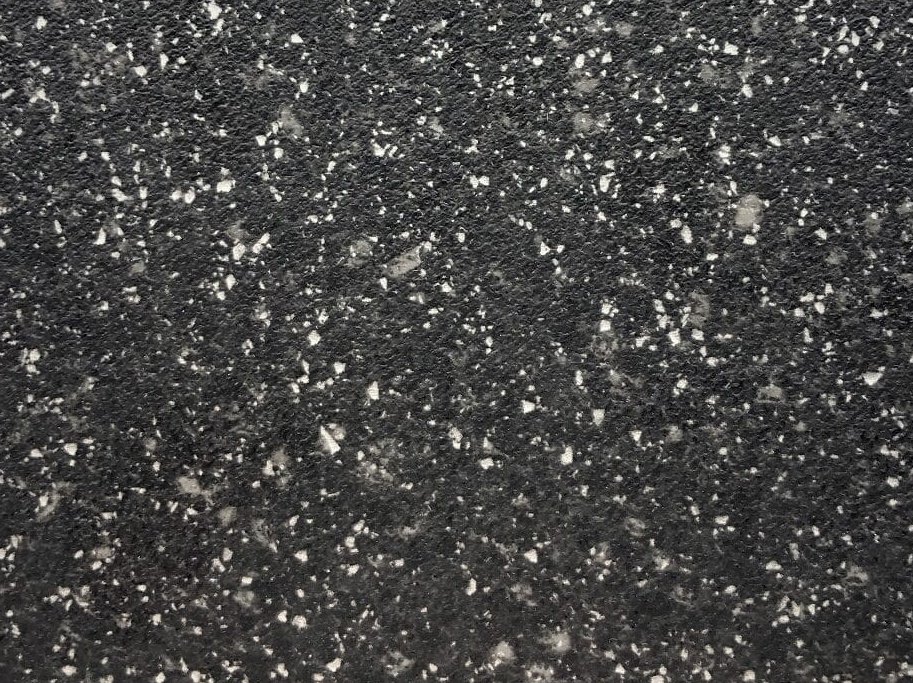 Vinyl - Svart terrazzolook