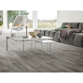 Vinylgulv med rustikt trmnster